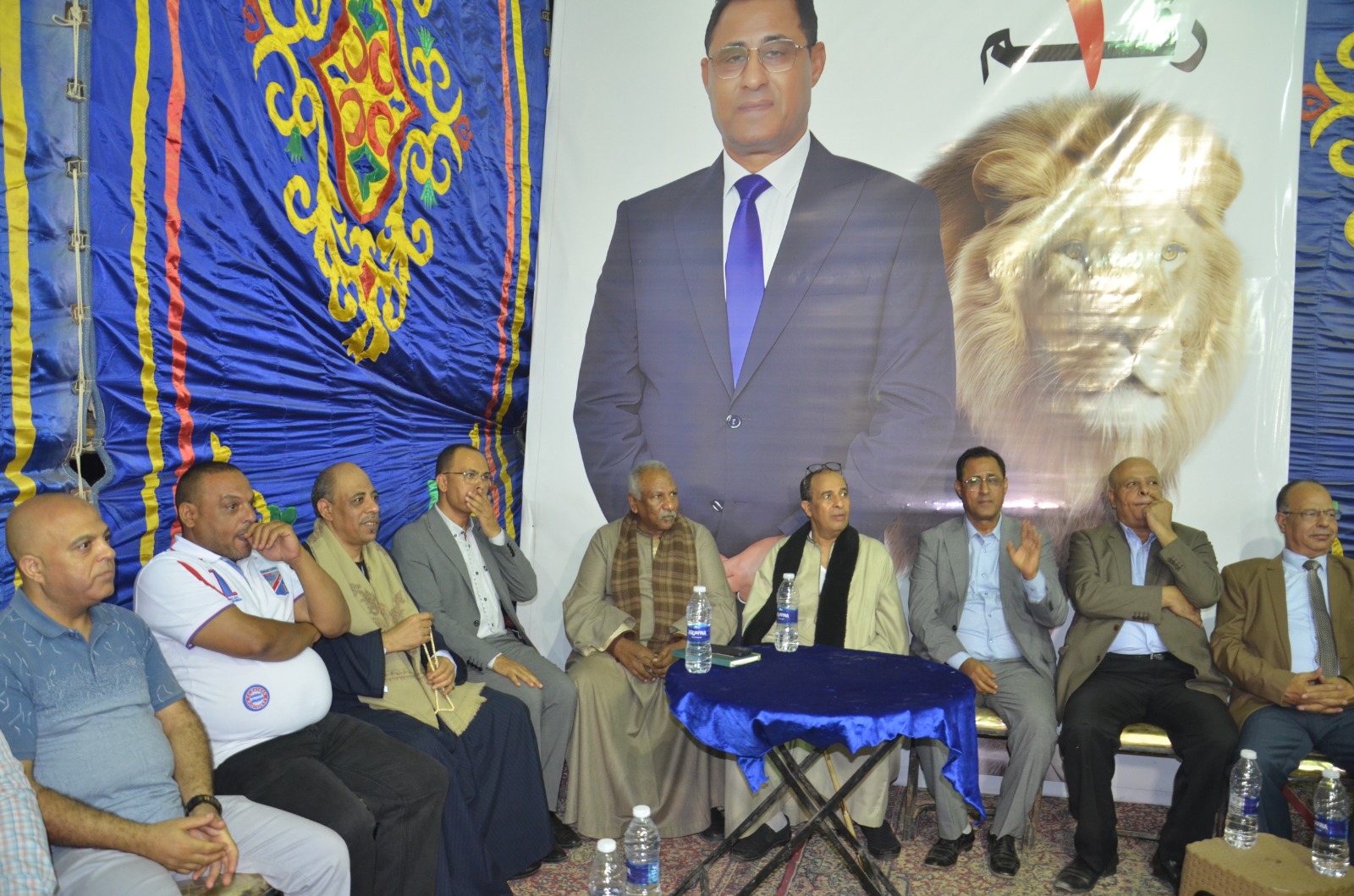 أبناء قنا بالعمرانية يجددون دعمهم للمهندس سيد زغلول في أجواء من الوحدة والانتماء