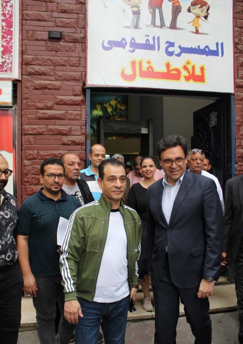 هنو يتفقد المسرح القومي للطفل “مسرح عبد المنعم مدبولي” بالعتبة .. ويوجه بتطوير العروض الفنية وتعزيز رسائل الوعي الثقافي للنشء