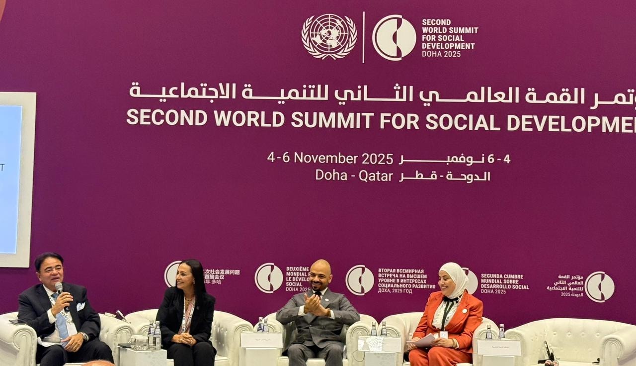 مايا مرسي تشارك بالحدث الإقليمي تحت عنوان ” الطريق إلى التنمية الأأجتماعية الشاملة”