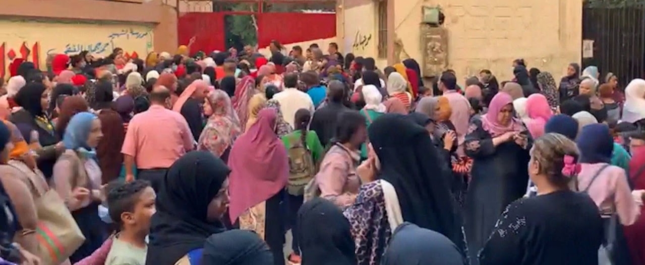 اللحظات الأولي للاستحقاقات الانتخابية لمجلس النواب بمصر