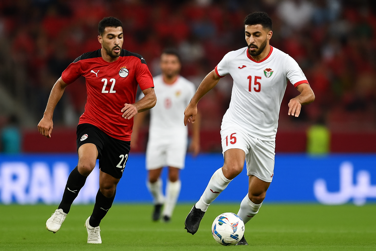 مصر تنتزع فوزًا مهمًا أمام الأردن بكأس العرب