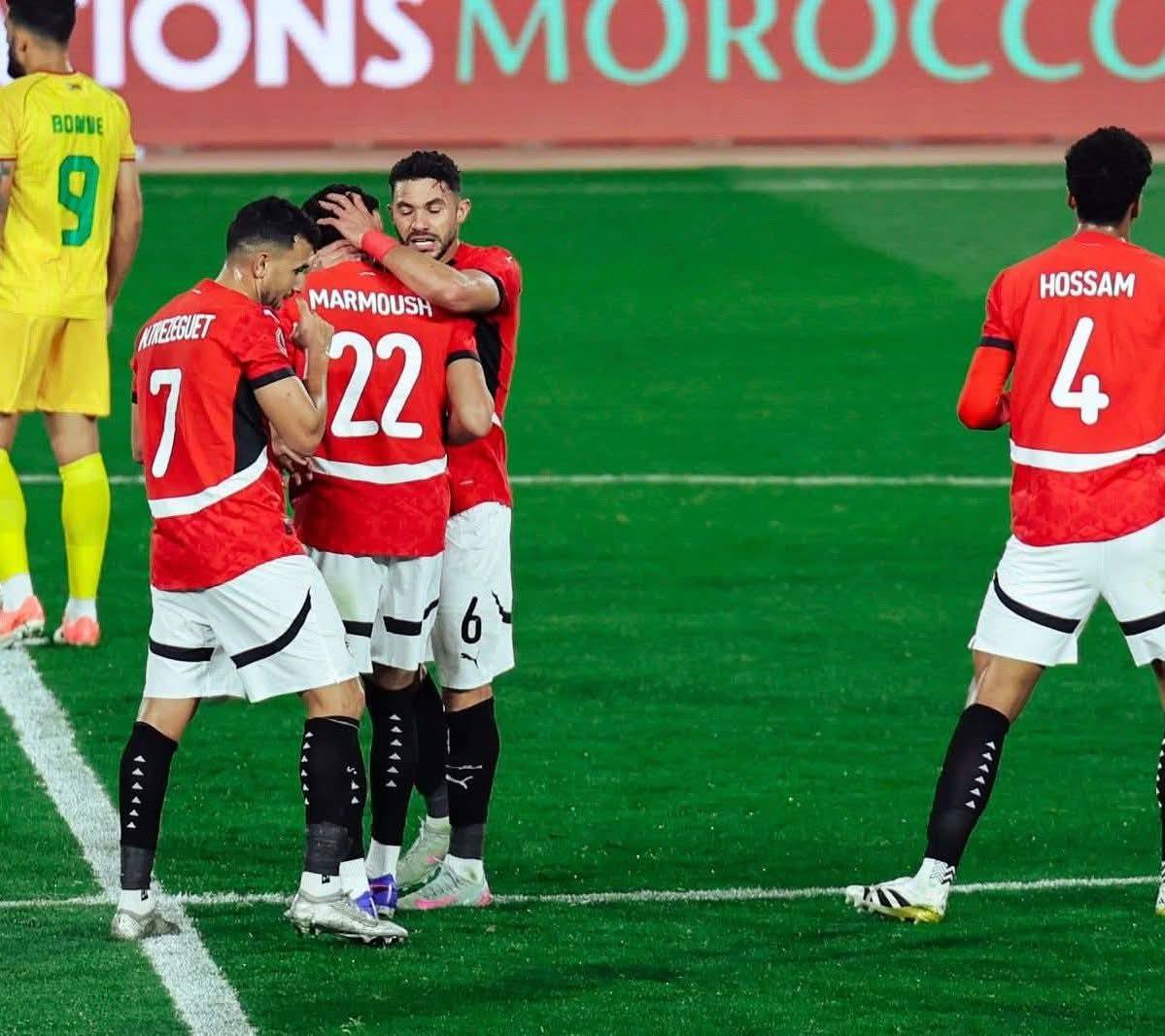 فوز مثير لمنتخب مصر على زيمبابوي 2-1 في كأس الأمم الإفريقية بالمغرب