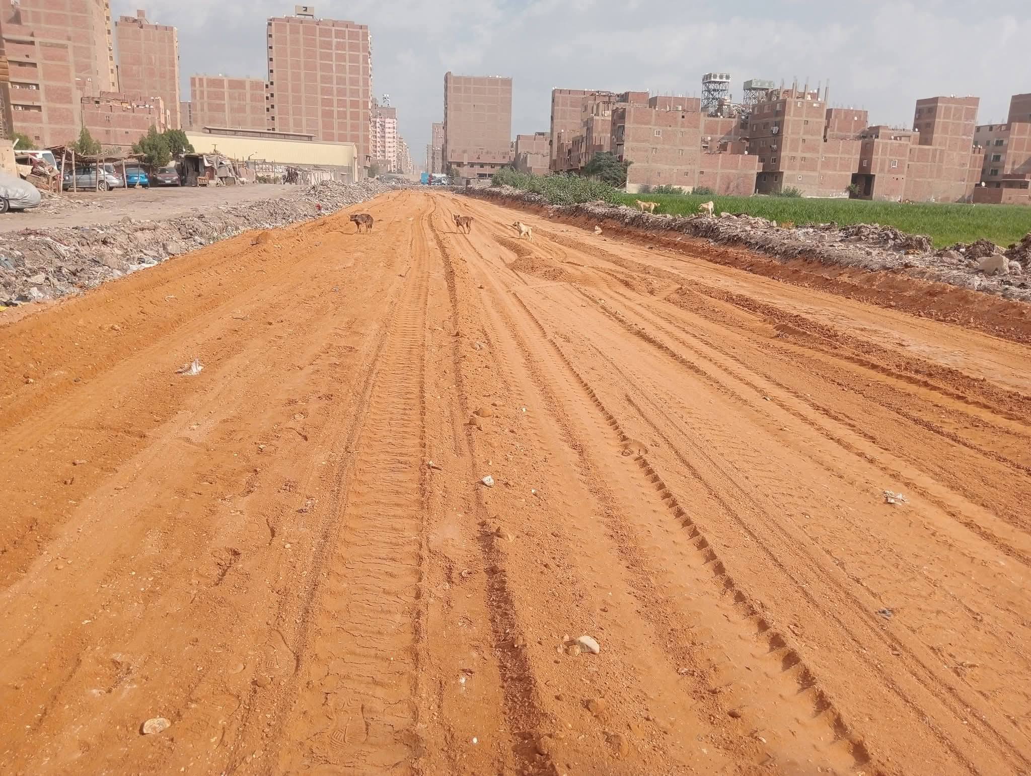 بداية أعمال محور الإخلاص بالجيزة لربط المريوطية بالعمرانية والطالبية