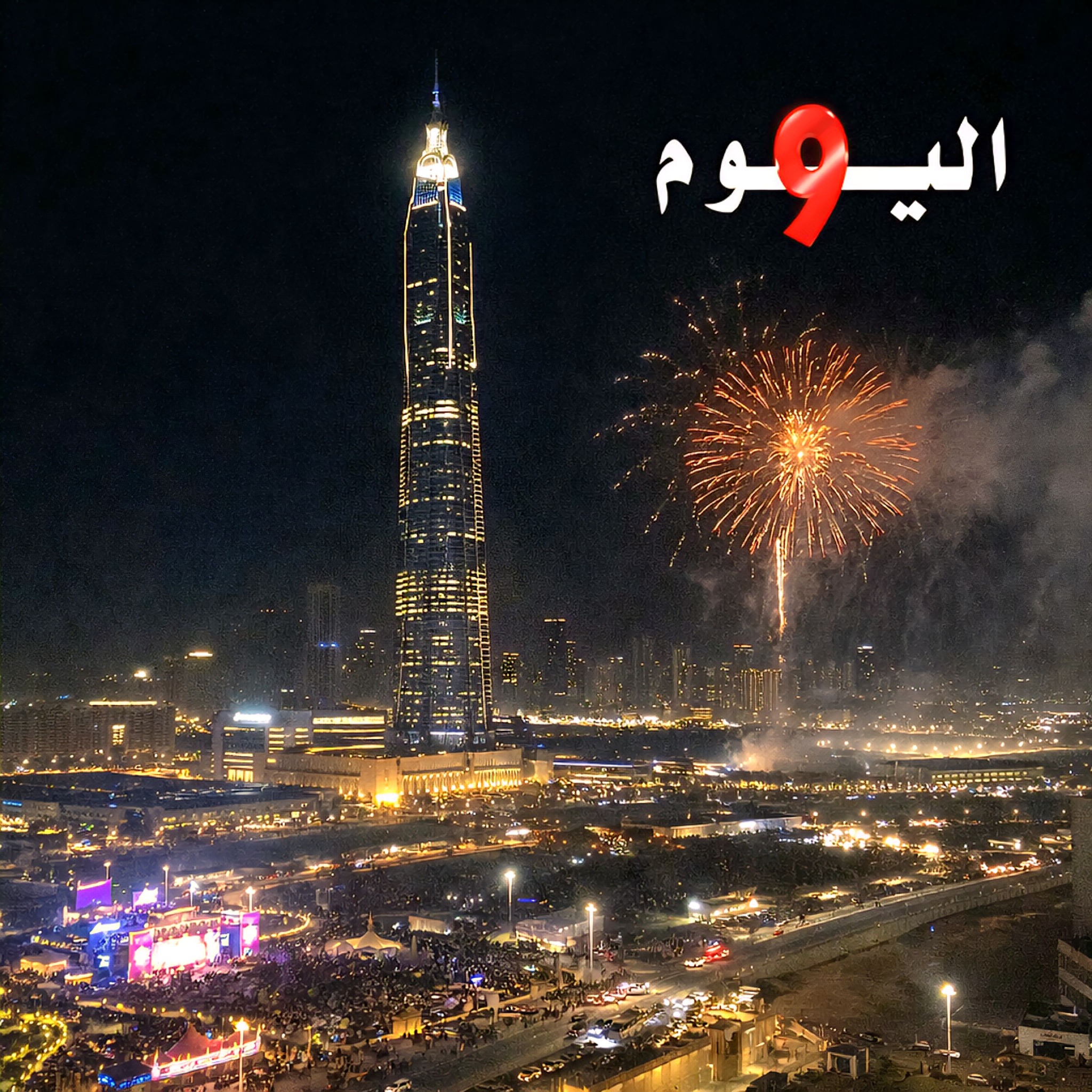 العاصمة الإدارية تستعد لاحتفالية كبرى ليلة رأس السنة أمام البرج الأيقوني