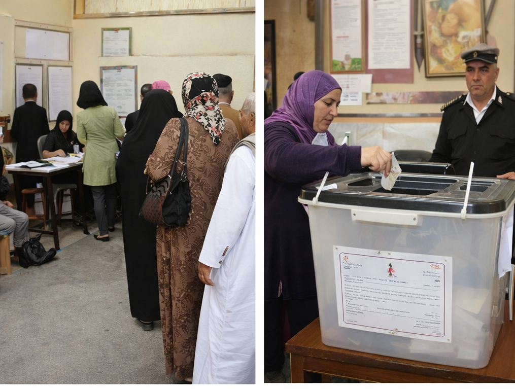 أنتظام سير العملية الانتخابية بالطالبية والعمرانية والهرم وإقبال متوسط للناخبين