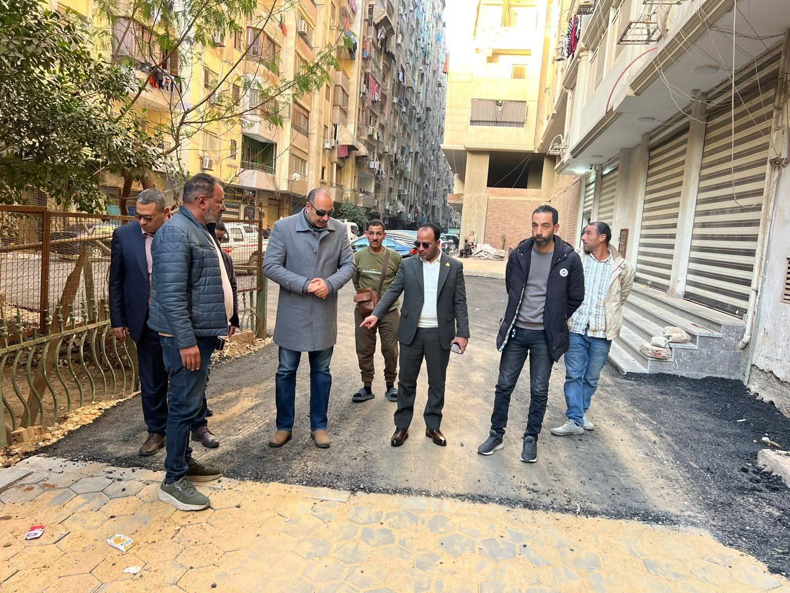 النائب وسيم كمال عثمان يطلق خطة تطوير شاملة لشوارع الهرم تشمل تركيب الإنترلوك ورصف الأسفلت