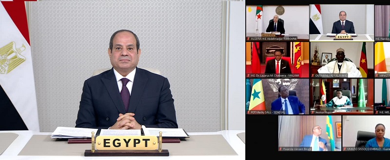 الرئيس السيسي يترأس اجتماع اللجنة التوجيهية لوكالة النيباد