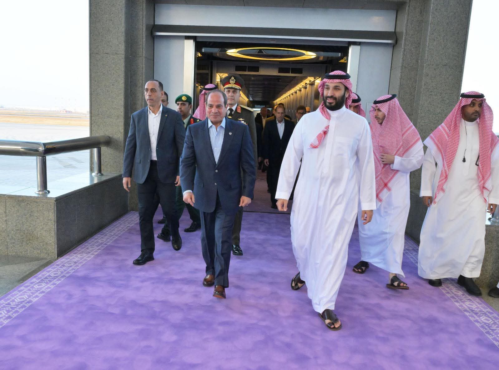 السيسي وبن سلمان يؤكدان العلاقات الراسخة للبلدين الشقيقين