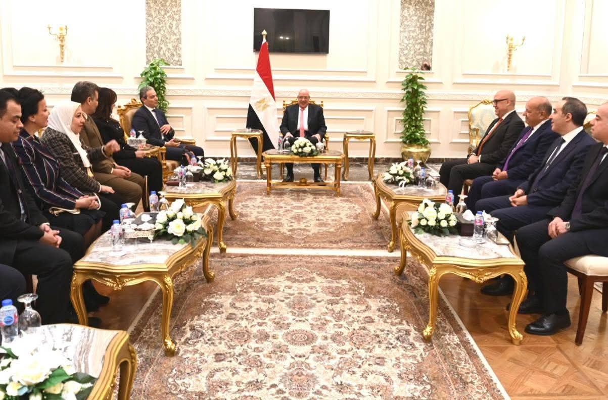 رئيس مجلس النواب يستقبل نقيب الإعلاميين بمقر المجلس في العاصمة الإدارية الجديدة