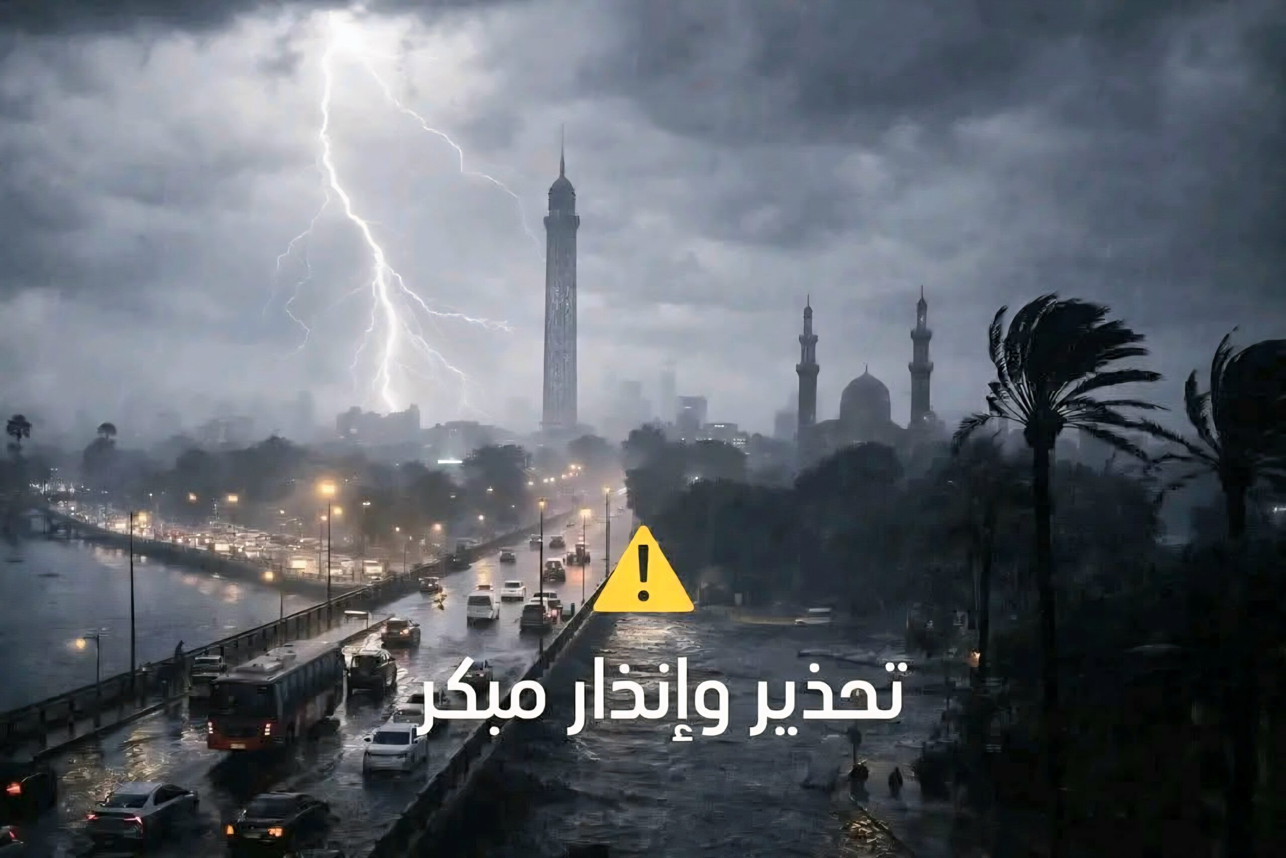 تحذيرات عاجلة من وزارة الصحة والأرصاد بسبب حالة الطقس السيئ والعواصف الترابية