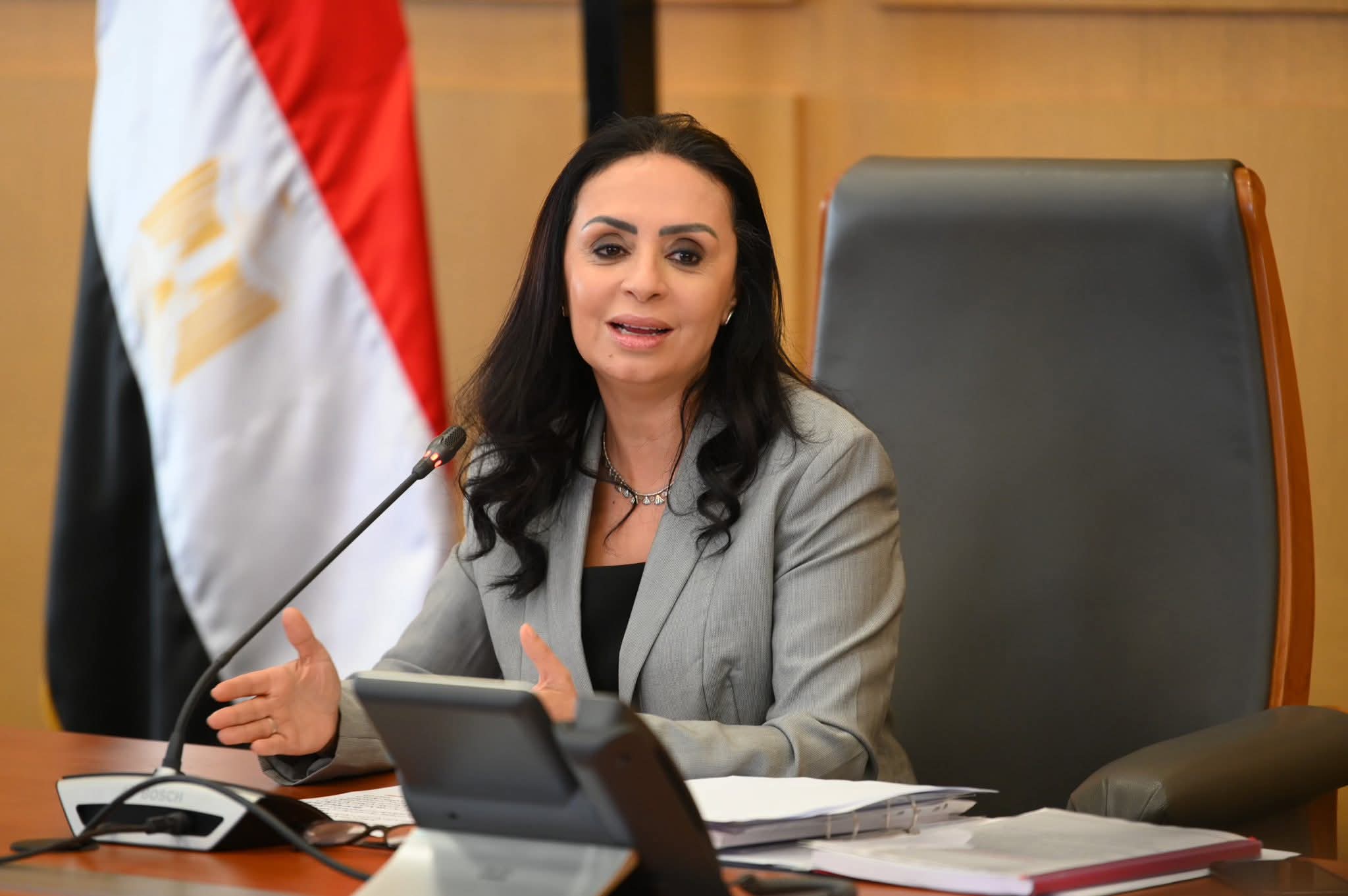 وزيرة التضامن الاجتماعي تترأس الاجتماع الأول للجنة العليا لمبادرة ” حياة” “للتصدى لقضية الطفل